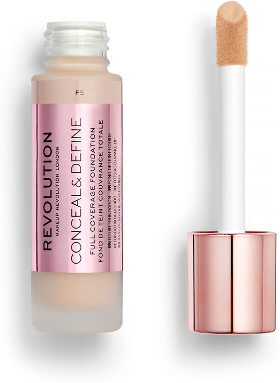 Revolution Make Up Conceal & Define full coverage foundation #F5