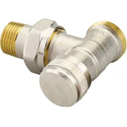 Danfoss Rücklaufverschraubung RLV 15 G 3/4 AG, Eck, vernickelt