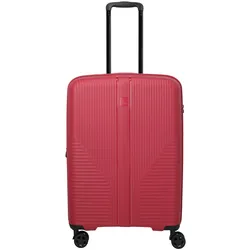 Travelite AIR STRIPE Trolley M (66 cm) erweiterbar - Red Koffer24