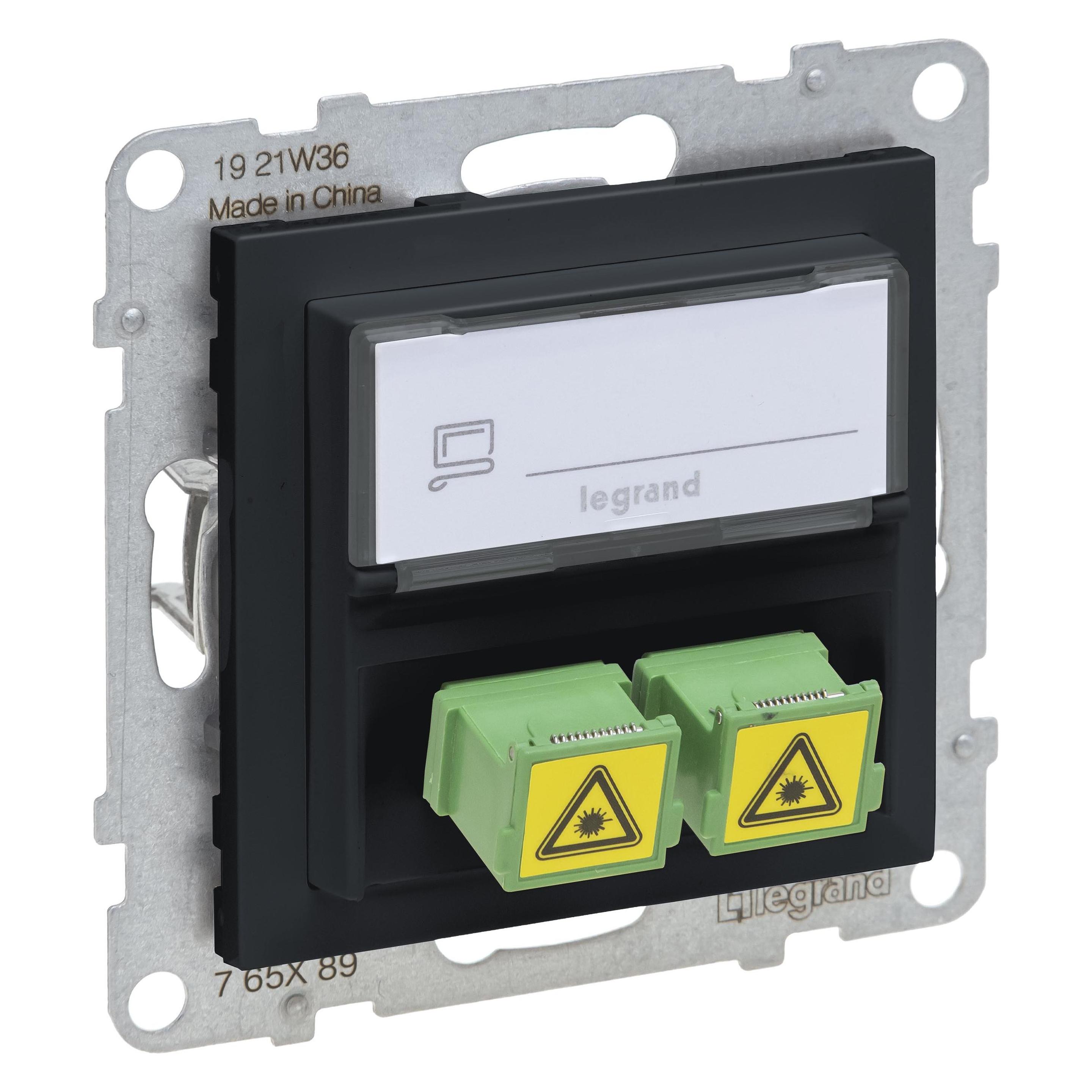 Legrand SEANO SC/APC Monomode Glasfaser-Steckdose (765489)