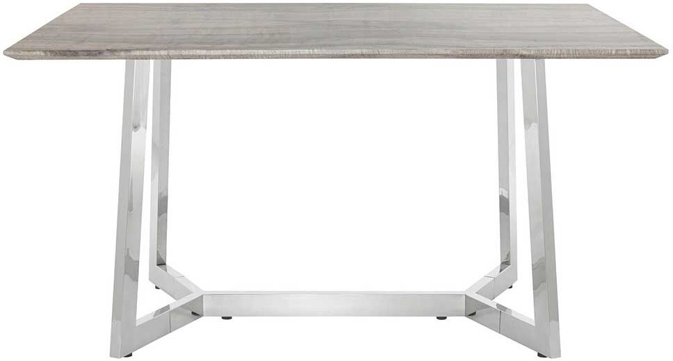 Pharao24.de Esstisch Tisch Esszimmer aus Metall und MDF
