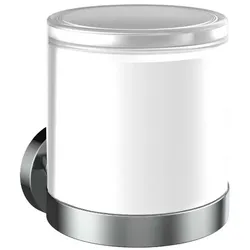 emco round Sensor-Seifenspender, satiniertes Kristallglas, 432100103, Farbe: Chrom
