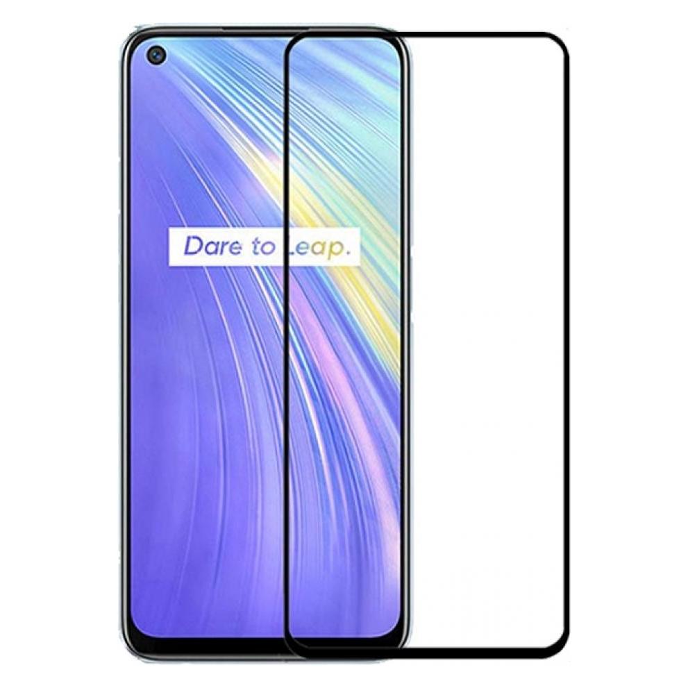 Screenguard Realme 6 Full Screen Panzerglas Schutzfolie 2.5D 9H (Realme 6) (00026425)