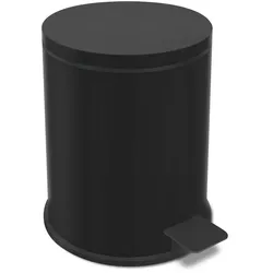 Zack Kosmetikeimer Vasca Edelstahl Schwarz