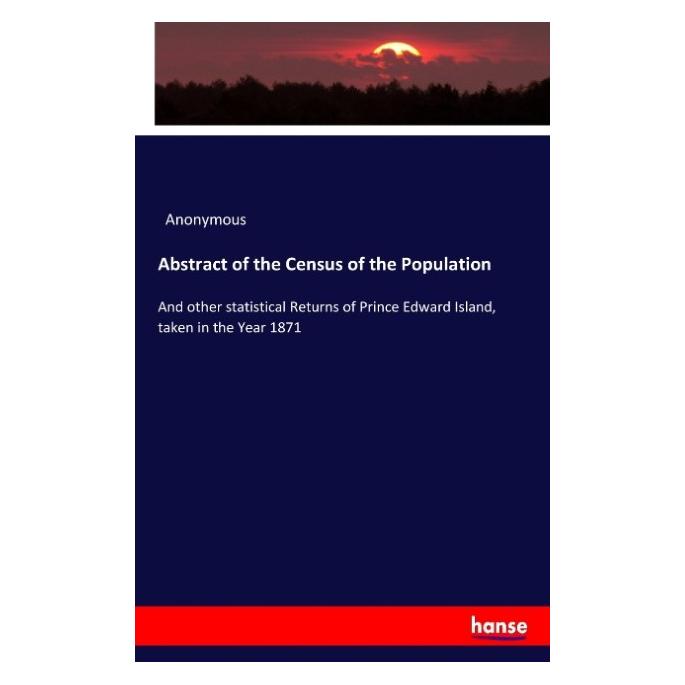 Hansebooks Abstract of the Census of the Population (Englisch, Softcover, Anonymous) (55926777)