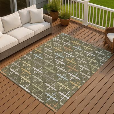 Addison Rugs Machine Washable Indoor/ Outdoor Modern Glencoe Chantille Rug