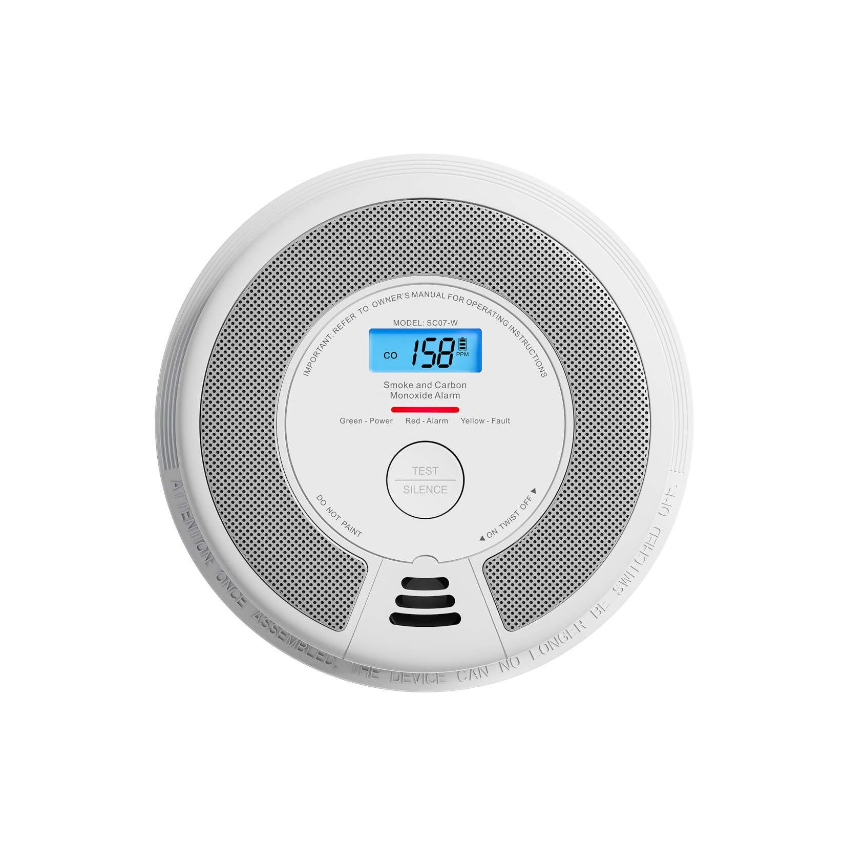 X-Sense SC07-W RF-vernetzter Rauch- und Kohlenmonoxid CO-Melder