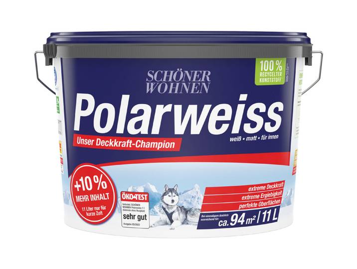 Schöner Wohnen Polarweiss Wand- und Deckenfarbe Matt 11 l