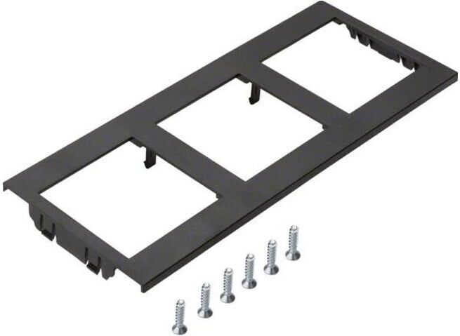 Tehalit Plaque de recouvrement triple pour support d’appareil GTMBV04T3 ; hager (5300874)