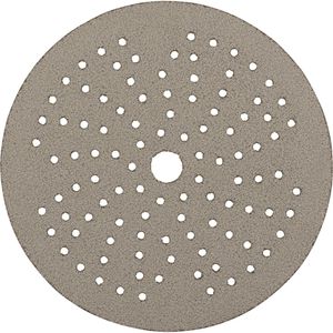 Wolfcraft Schleifpapier 1107000, Körnung 80, 125mm Ø, 5 Schleifscheiben, für Holz und Metall