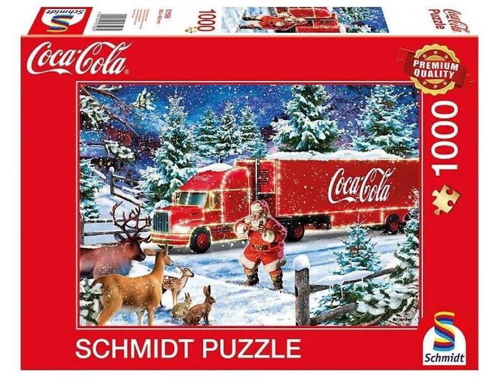 Schmidt Coca Cola: Christmas-Truck 1000 Teile