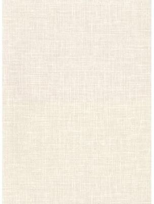 Warner Upton Cream Faux Linen Wallpaper
