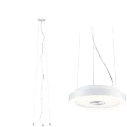 Paulmann 5312 LED Deckenleuchte Volea 3000K 950lm 230V 3,5W / 13W dimmbar Weiß/Silber
