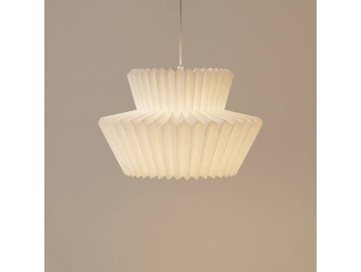 Magali Suspension Blanc - Lindby - Salon / séjour - Papier / carton - À ampoule unique