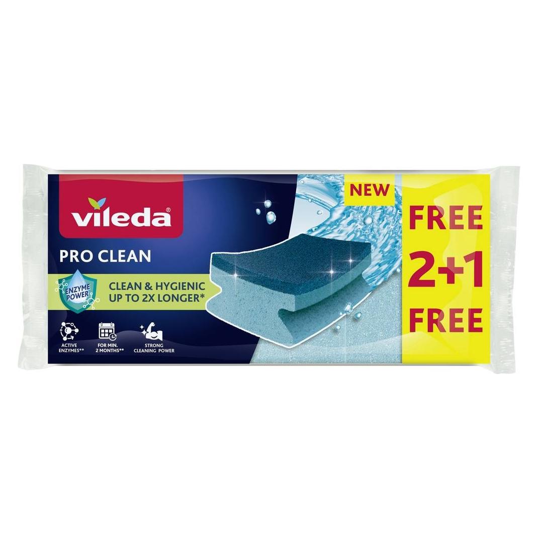Vileda Su pro clean 2+1 scourer (12 Stk.) (179251)