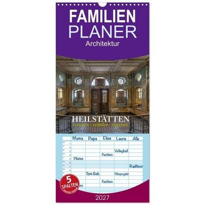 Familienplaner 2027 - Heilstätten - verlassen und vergessen mit 5 Spalten (Wandkalender, 21 x 45 cm) CALVENDO