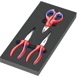 Wera, Zange, 9781 Schaumstoffeinlage KNIPEX Zangen Set 2 (392 mm)