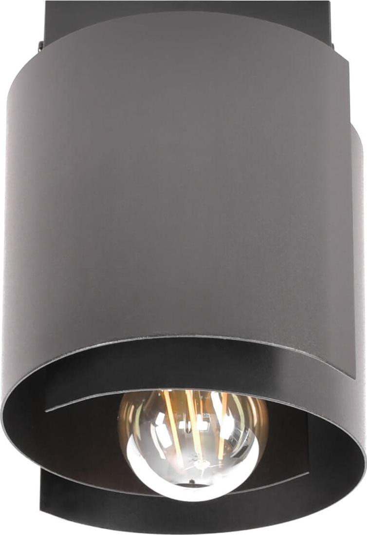 Szpak HUGO 1 Zwarte LED plafondlamp