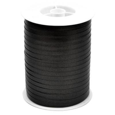Star 500m Geschenkband Ringelband 5mm - wasserfestes Kunststoff Dekoband Schleifenband Polyband Luftballonband zum Anbinden von Luftballons Basteln Schwarz