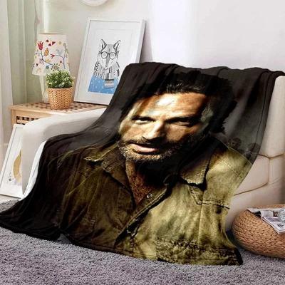Uplift Picks The Walking Dead Zombie Throw Blanket Soft Flannel Sofa And Bed Cover 7 100x130 Cm