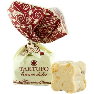 Antica-Torroneria-Piemontese Pralinen Tartufi, 70 Stück, Dolci White, einzeln verpackt, 1 kg