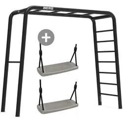 BERG PlayBase Medium TL Black inkl. 2 Schaukelsitzen