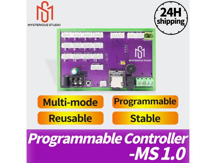 Accessoires de Salle d'Évasion Contrôleur Programmable, Circuit Imprimé Unique, 12 Ports avec Boîtier de Protection pour Jeux d'Évasion Réels