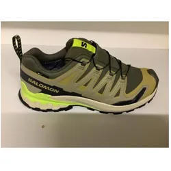 Salomon, Herren, Wanderschuhe, SHOES XA PRO 3D V9 GTX Grape L - Grape Leaf/Aloe/Acid Lime (42.5), Grün