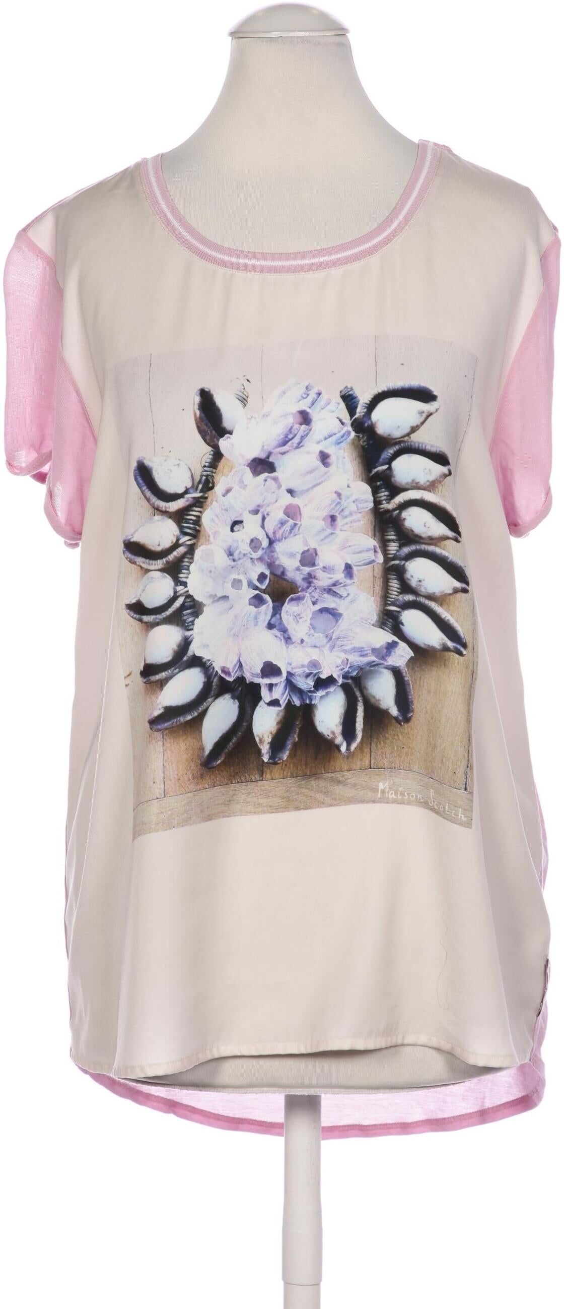 Maison Scotch Damen T-Shirt, Pink, Gr. EU 40 (Maison Scotch 3), kein / Etikett - Second Hand
