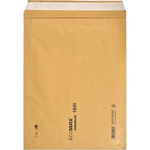 BNT Polsterversandtaschen Typ H, für Format B4, 270x370mm Innenmaß, braun, haftklebend, 100 Stück