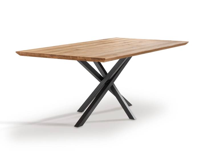 Infantil Esstisch 4 180x4x100 cm Metall Schwarz/Mikado
