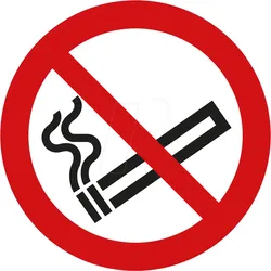 W 74101-1 - Verbotsschilder: Rauchen verboten, 30 mm
