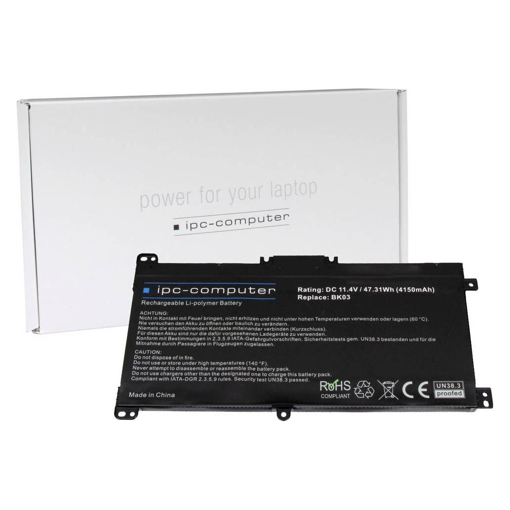 IPC Notebook-Akku BK03-H REPLACE 11.4 V 4150 mAh HP (4150 mAh) (BK03-H REPLACE)