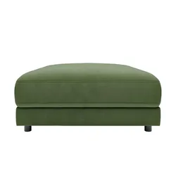 Jette Home Element Hocker in Feincord Modulsofa Sila ¦ grün ¦ Maße (cm): B: 100 H: 43 T: 127.0