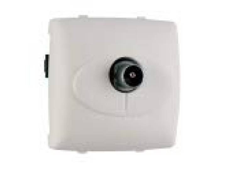 Legrand 086140 Prise Télévision Simple Mâle Appareillage Saillie Composable\, Blanc\, Lot de 10