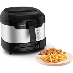 Tefal Fritteuse Uno M Edelstahl, FF215D, 1600 Watt, Kunststoff, 1,8 Liter
