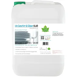 ivb broecker Klar Clean 10 l, Klarspüler für Gläser, Geschirr & Besteck