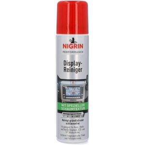 Nigrin Bildschirmreiniger 73923, Display Reiniger, Schaum, mit Alkohol, Spray 75 ml