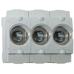 Mersen NEOZED-Sicherungssockel 4735 INNOZED mit Abdeckung D02 63A 3-pol