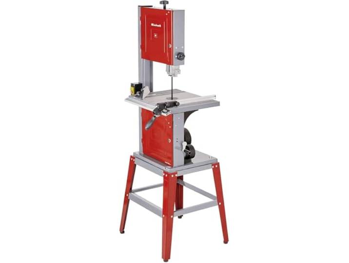 Einhell Bandsäge TC-SB 305 U (750W, 370-800 m/min Sägebandgeschw., 170mm Schnitth., neigbarer Sägetisch, Parallel- und Winkelanschlag, Untergestell)