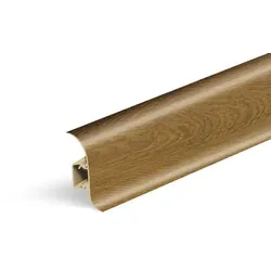 Sockelleiste „rund“ Naturel Carlo, PVC Länge 250 cm, Kantenhöhe 56 mm, NATNGF0R3