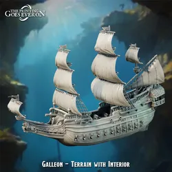 Galleon Ship - Huge Terrain with Interior aus Tides of Terror von The Printing Goes Ever On