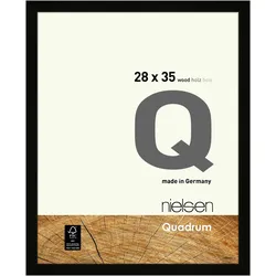 Nielsen Holz-Bilderrahmen Quadrum  Schwarz / 28 x 35