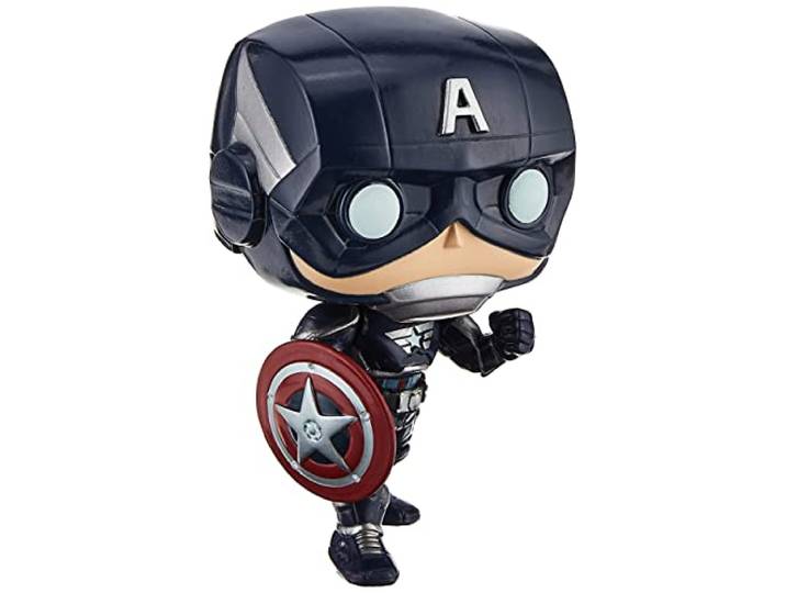 Funko - Marvel Avengers Game figuur - Captain America Gitd Exclu Pop 10 cm - 0889698478182
