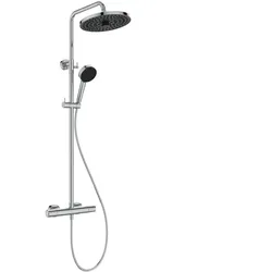 Ideal Standard Ceratherm T25+ Duschsystem mit rundem Chrom-Kopfbrause