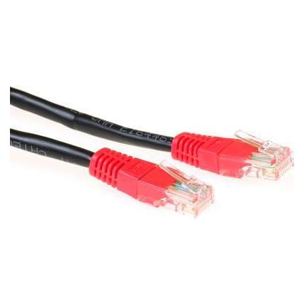 ACT Black 1.5 meter U/UTP CAT5E patch cable cross with RJ45 connectors (U/UTP, CAT5e, 1.50 m) (IB6151)