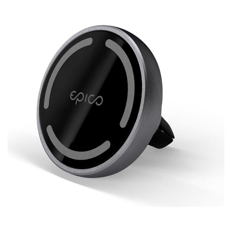 Epico Magnetic Wireless Car Charger (MagSafe compatible) 15W/10W/7,5W + 18W QC (9915111300034)