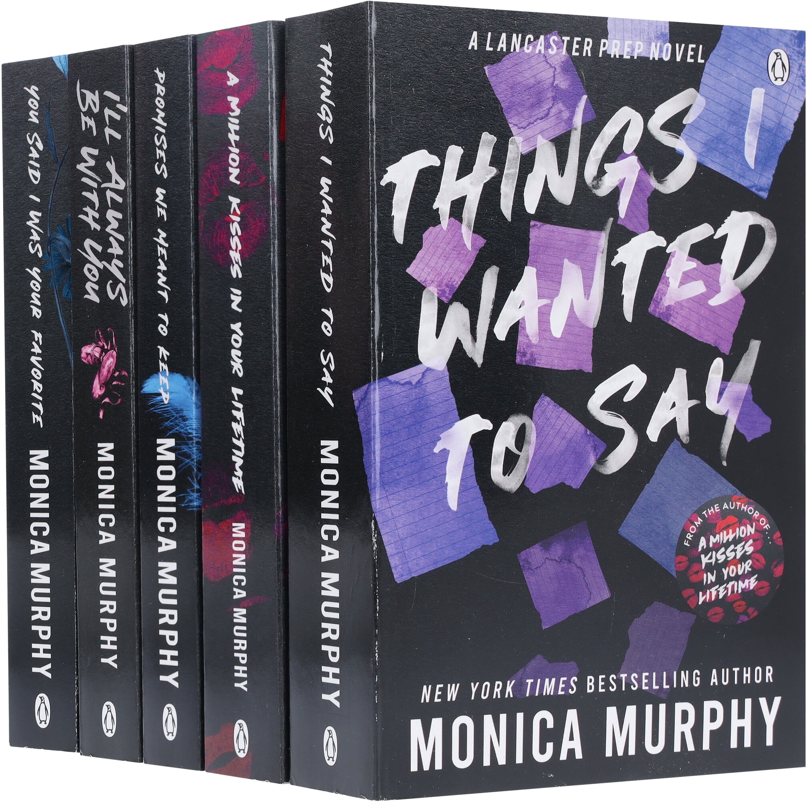 Lancaster Prep Series by Monica Murphy 5 Books Collection Set - Fiction - Paperback Penguin Random House