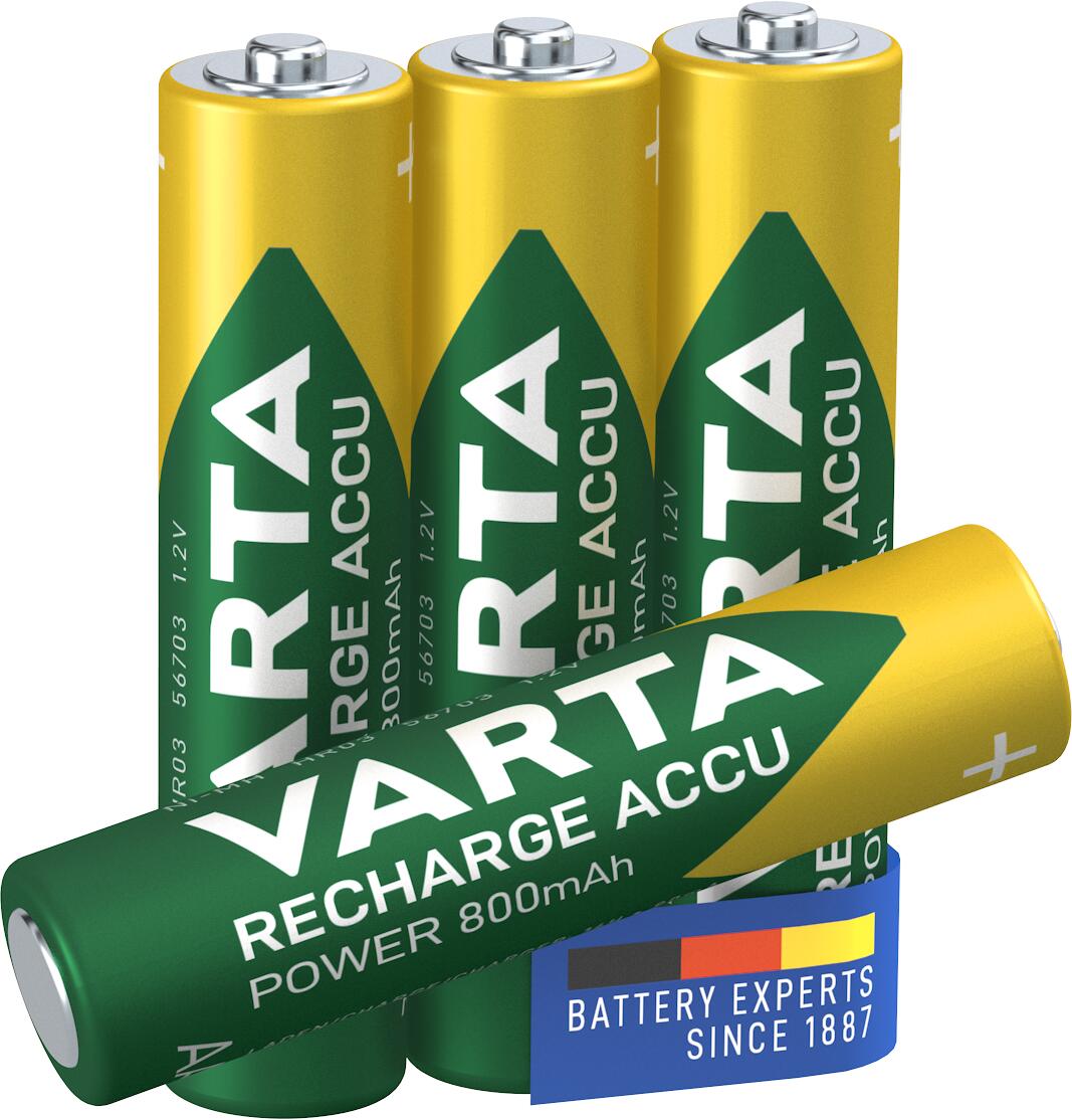 VARTA Recharge Accu Power AAA 800 mAh Blister 4 56703101404