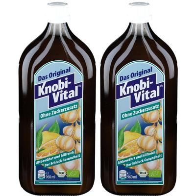 KnobiVital ohne Zuckerzusatz x2 2x960 ml Flaschen